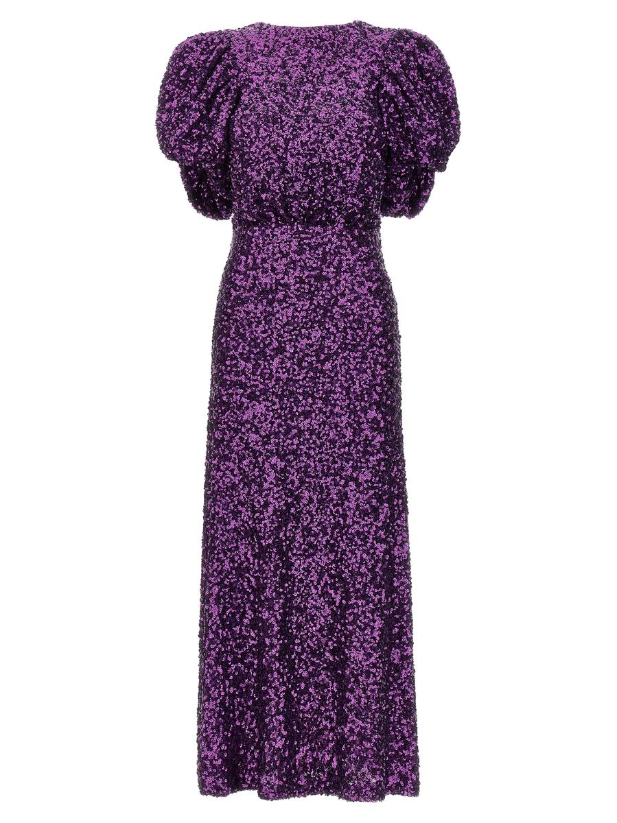 rotate birger christensen sequin midi dress