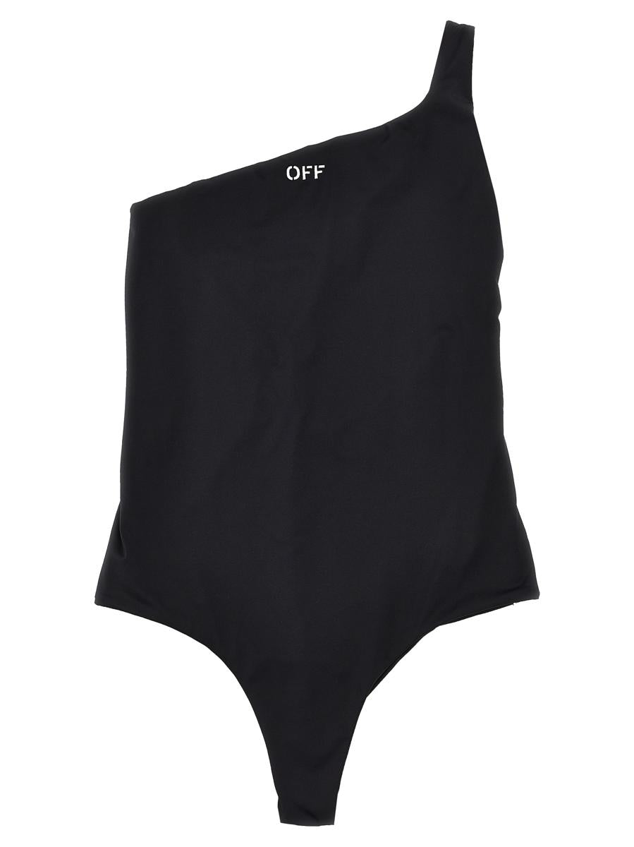 off-white 'off stamp' one-piece swimsuit