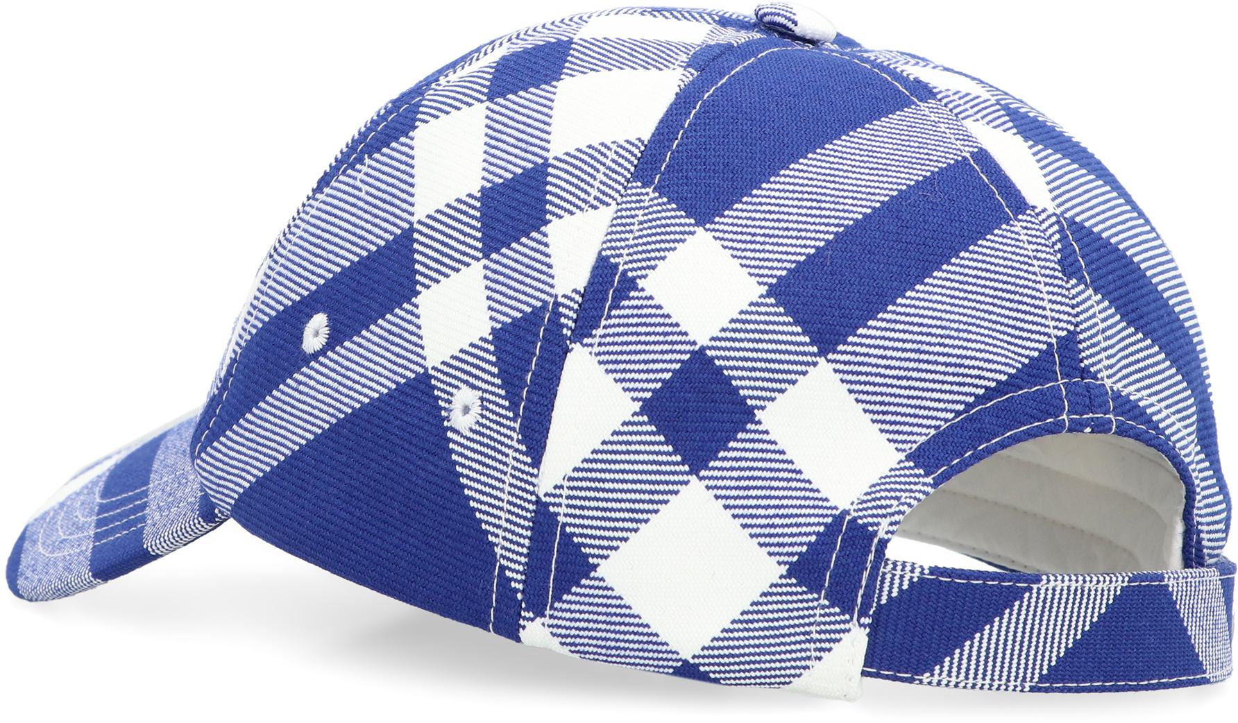 burberry printed baseball cap