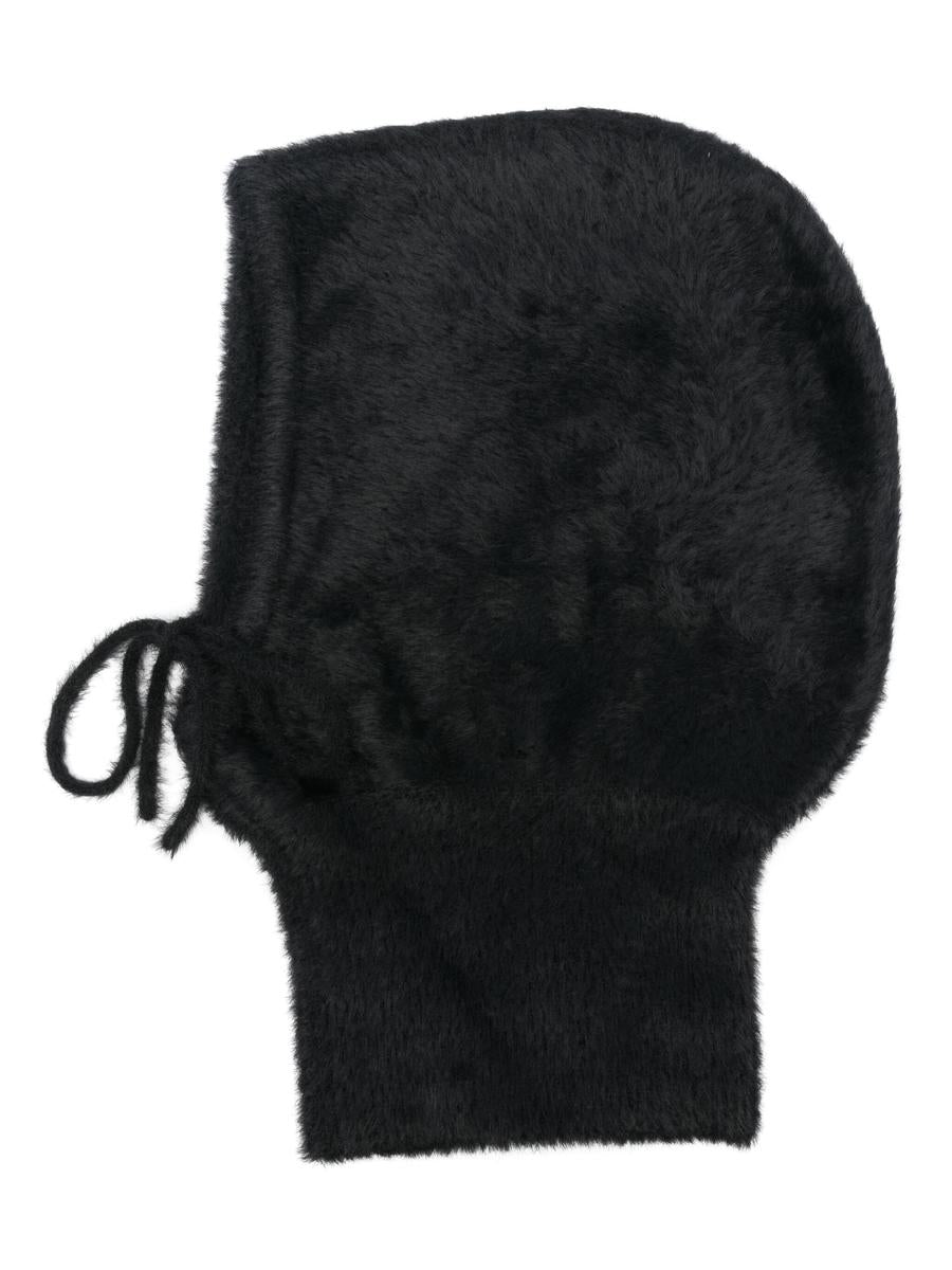 forte_forte velvet fur hoodie beanie accessories