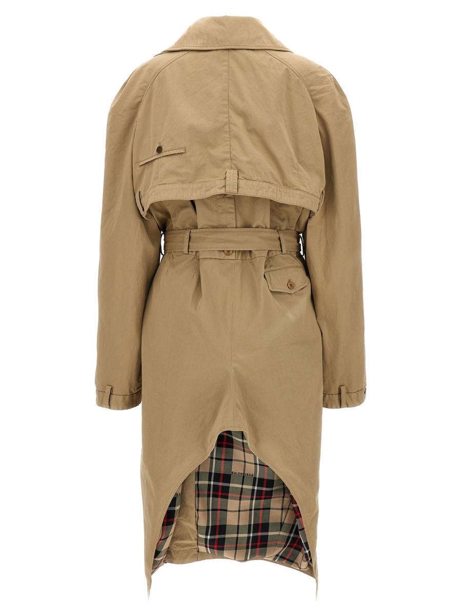 balenciaga 'deconstructed' trench coat