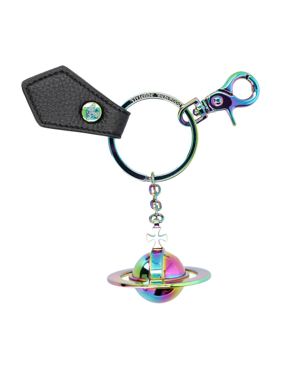 vivienne westwood 3d orb iridescent keyring