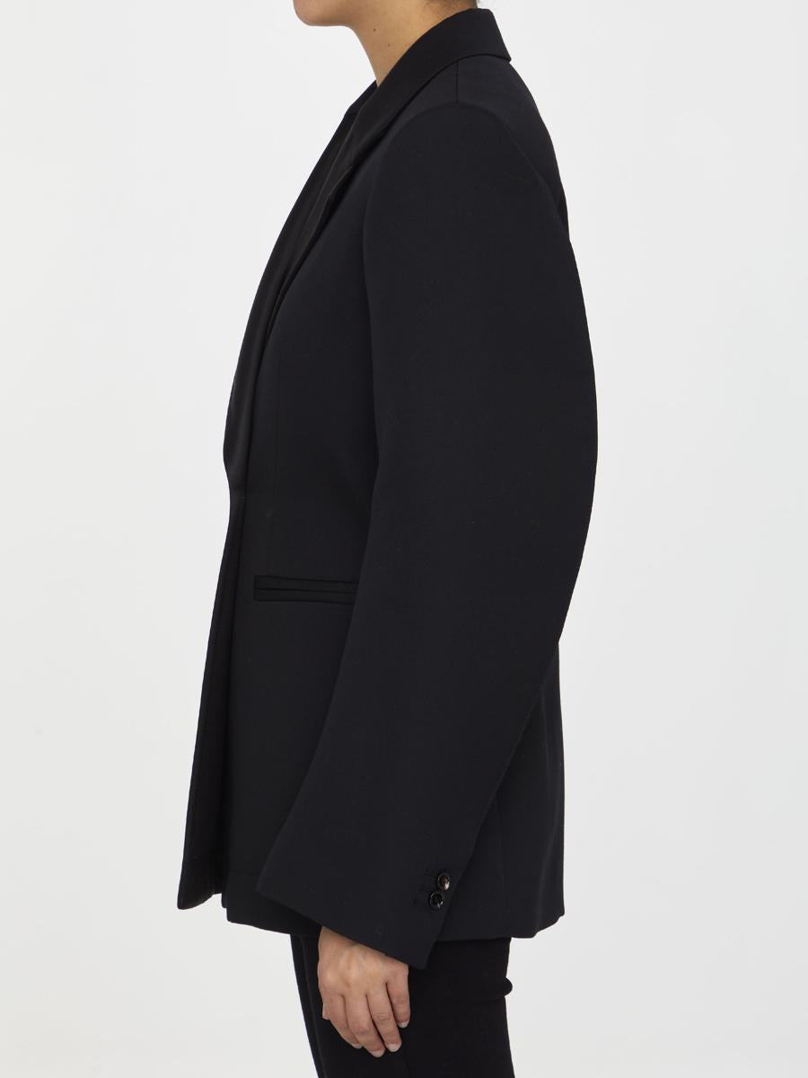 black wool jacket