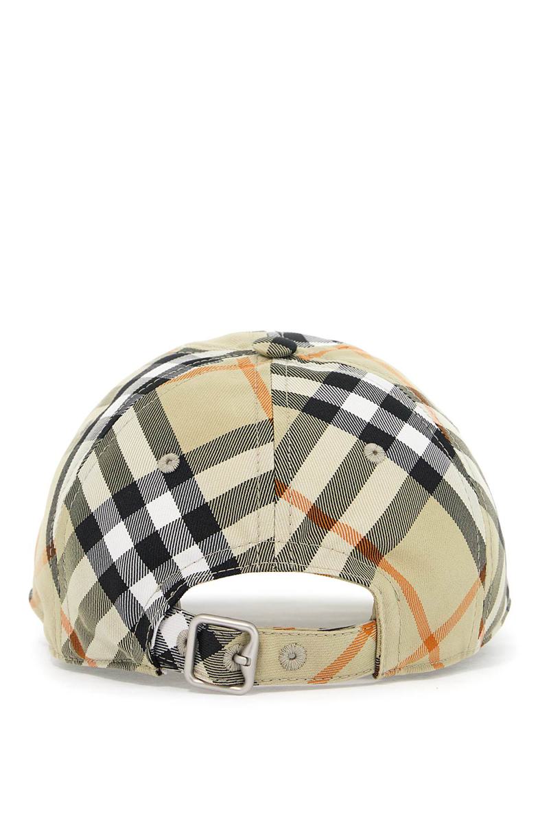 ered  checkered baseball cap