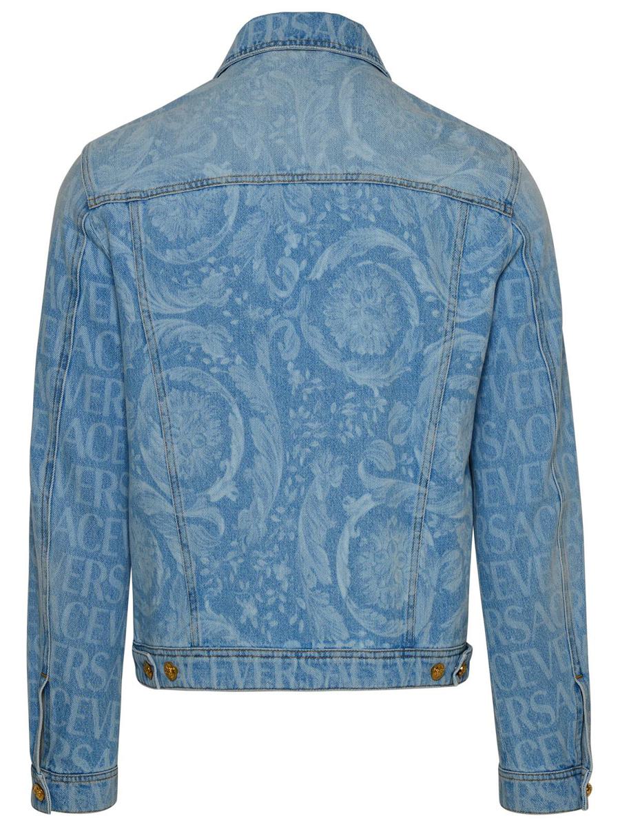 versace light blue denim jacket