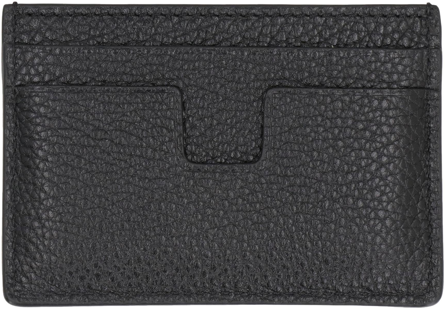 tom ford pebbled calfskin card holder