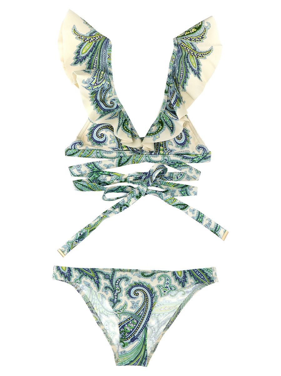 zimmermann 'ottie ruffle' bikini