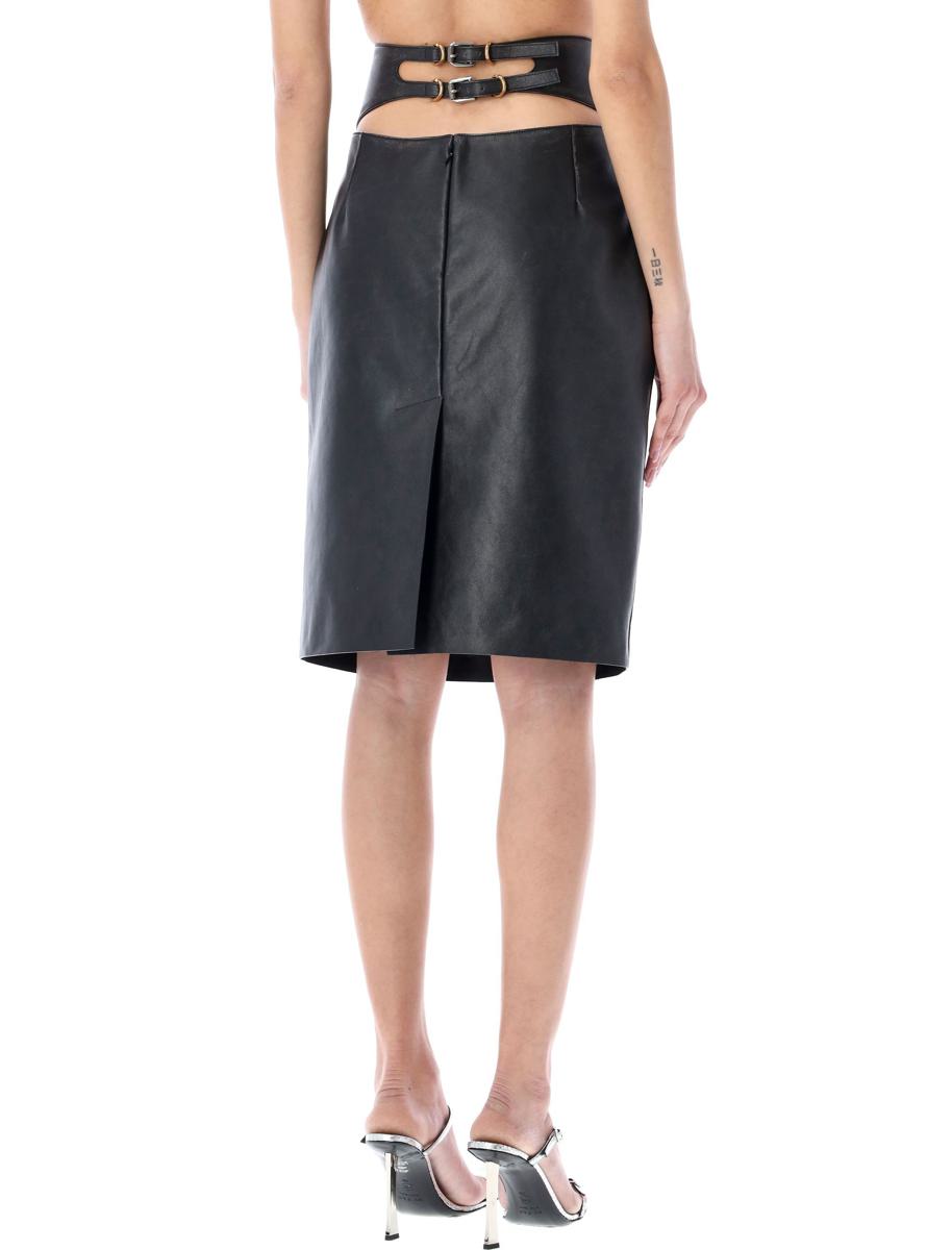 givenchy leather skirt