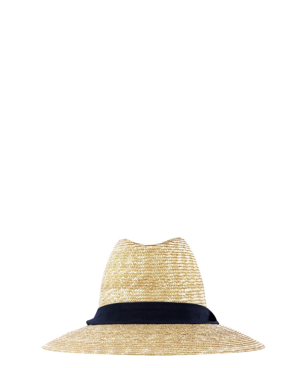 montegallo "lady fedora" raffia hat