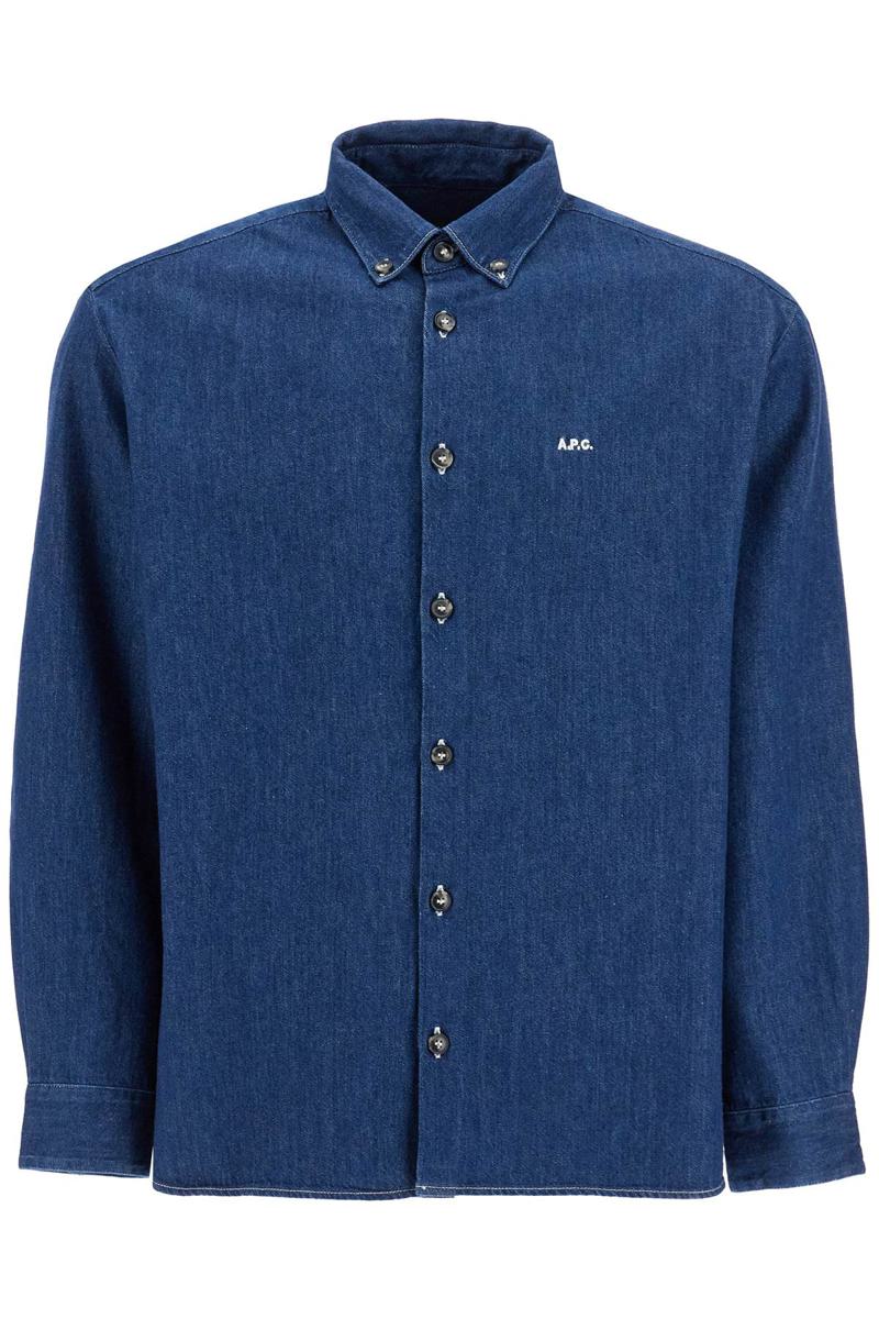 "lightweight denim mathias shirt